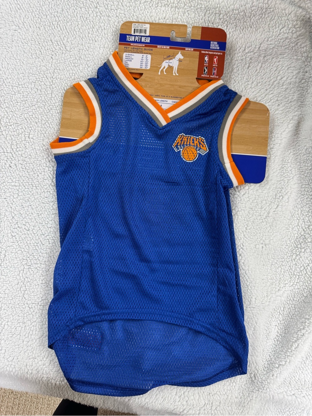 NBA New York Knicks Dog Basketball Jersey Top